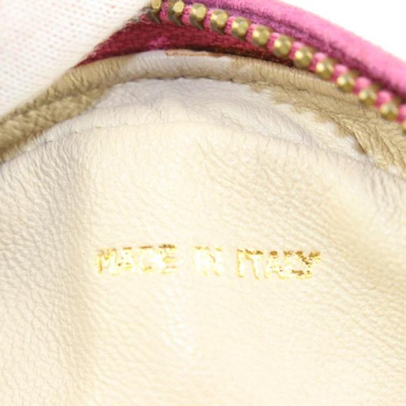 Chanel Hot Pink Quilted Suede Fringe Tassel Round Clutch on Chain88cz425s - Picture 5 of 12